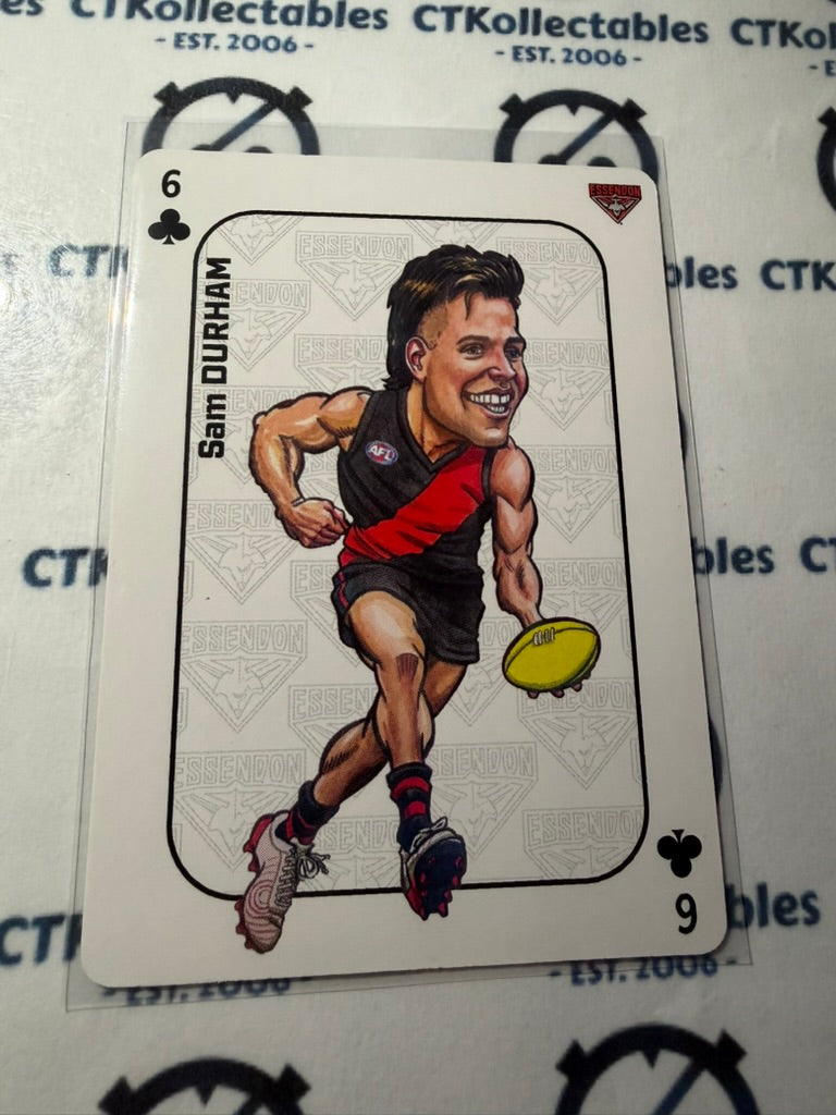 2026 Teamcoach AFL Wildcard Playing Cards Sam Durham Bombers