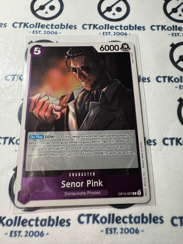 One Piece TCG Senor Pink FOIL Card OP10-067 R Royal Blood NM/M