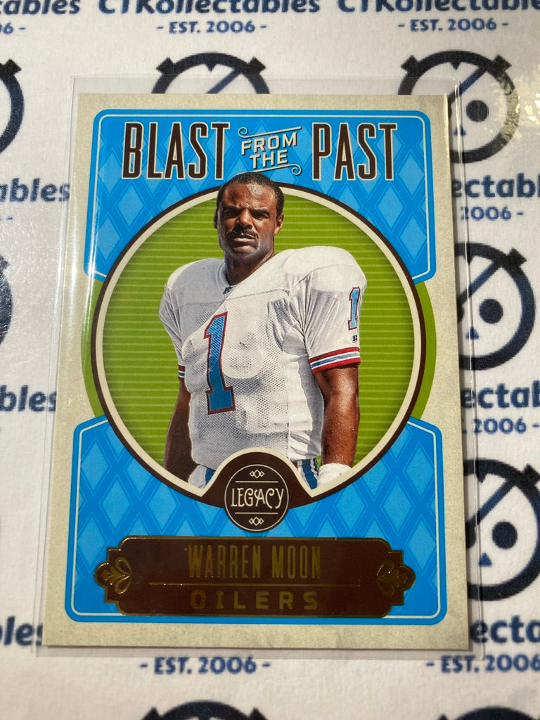 2023 NFL Panini Legacy Warren Moon Blast From The Past #BP-15 Oilers