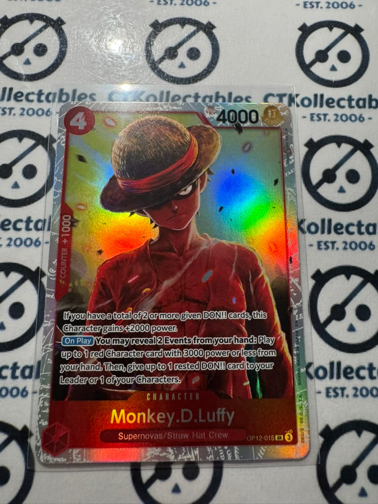 One Piece : Legacy of the Master FOIL OP12-015 Monkey.D.Luffy — SR