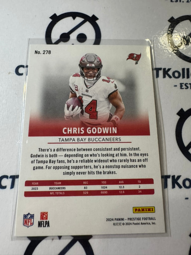 2024 NFL Prestige Dots Xtra Points #278 Chris Godwin Tampa Bay Buccaneers