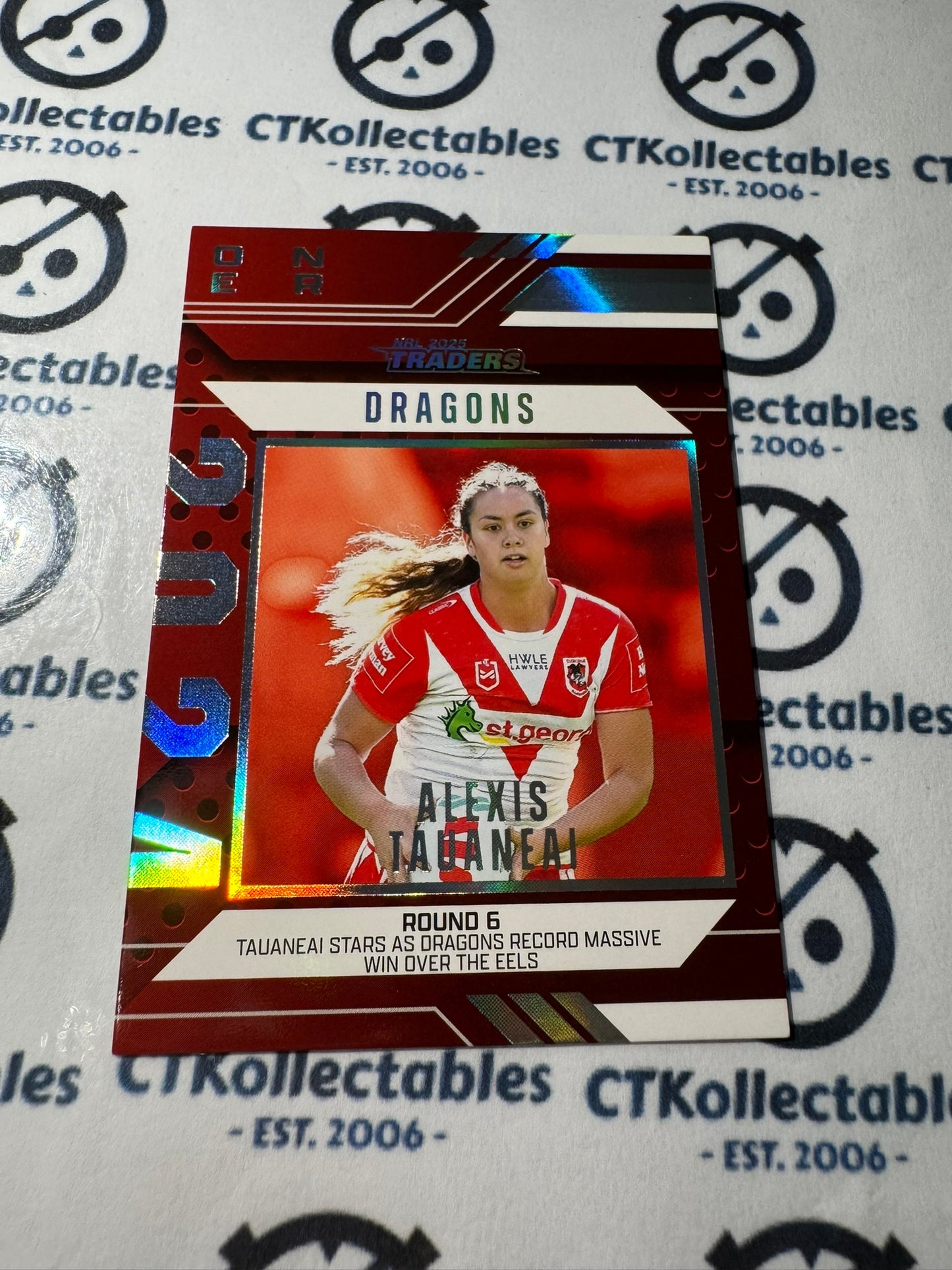 2025 NRL Traders Season To Remember SR 42 / 51 DRAGONS ALEXIS TAUANEAI