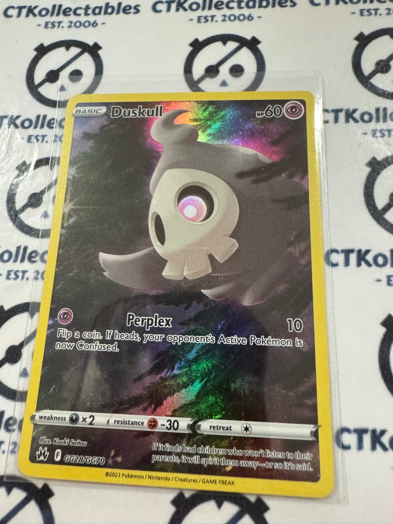 Duskull Galarian Gallery GG28/GG70 Crown Zenith Pokmon Card CTKollectables Duskull Galarian Gallery GG28/GG70 Crown Zenith Pokmon Card CTKollectables
