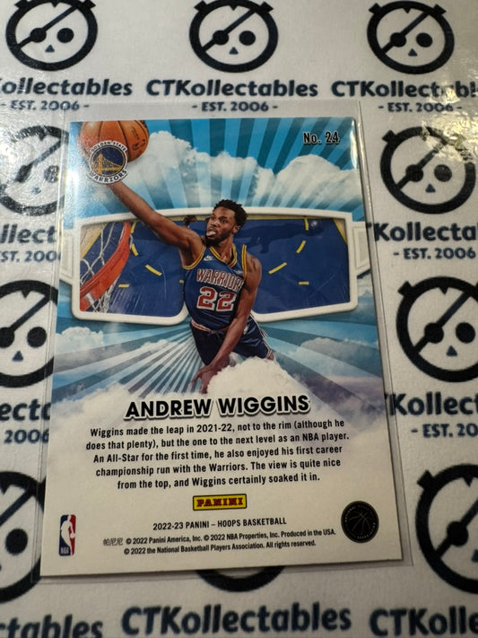 2022-23 NBA Panini Hoops Andrew Wiggins Skyview #24 Warriors