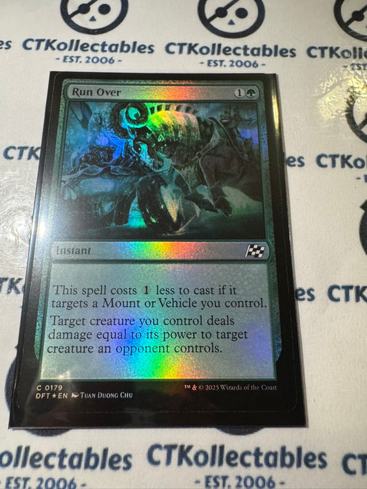 2025 Magic The Gathering AETHERDRIFT Run Over # C 0179 Foil