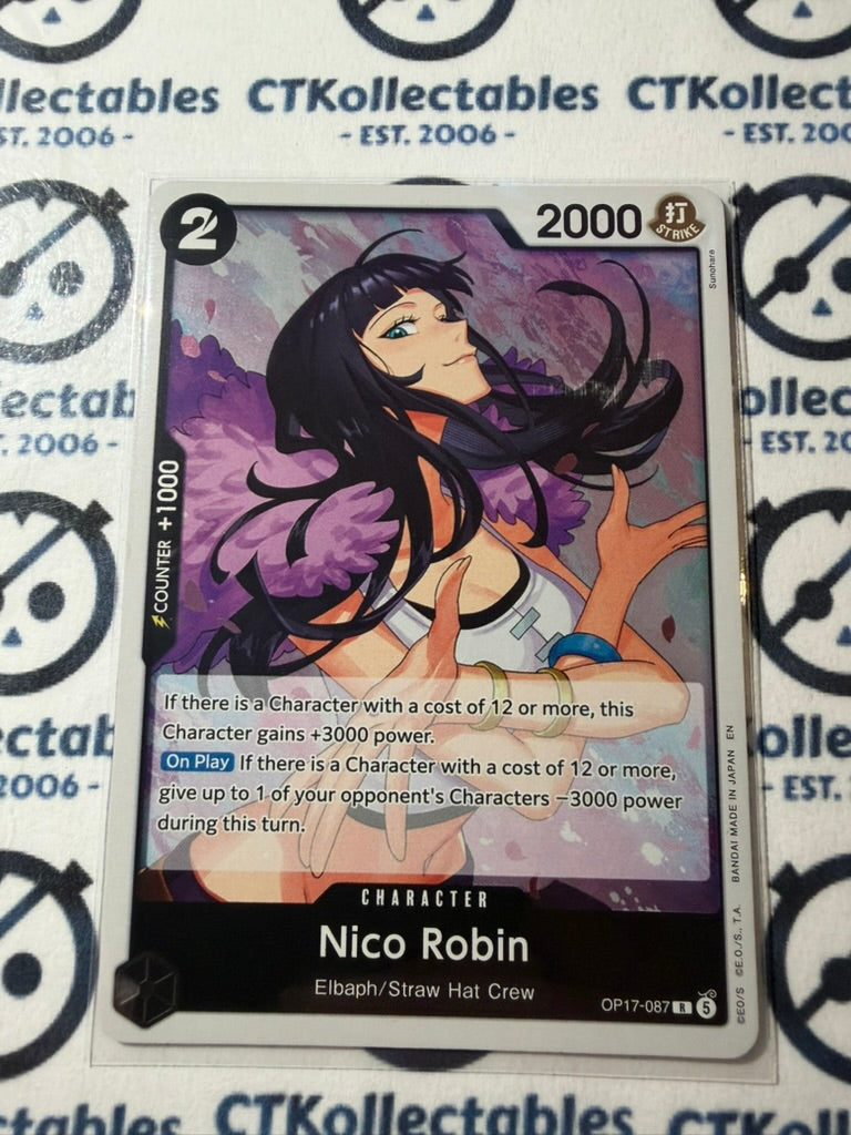 Nico Robin R FOIL OP17-087 One Piece The World's Strongest Warriors ENG