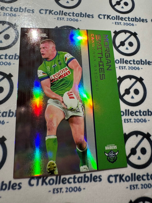 2025 NRL Traders Silver Parallel PS 013 MORGAN SMITHIES RAIDERS