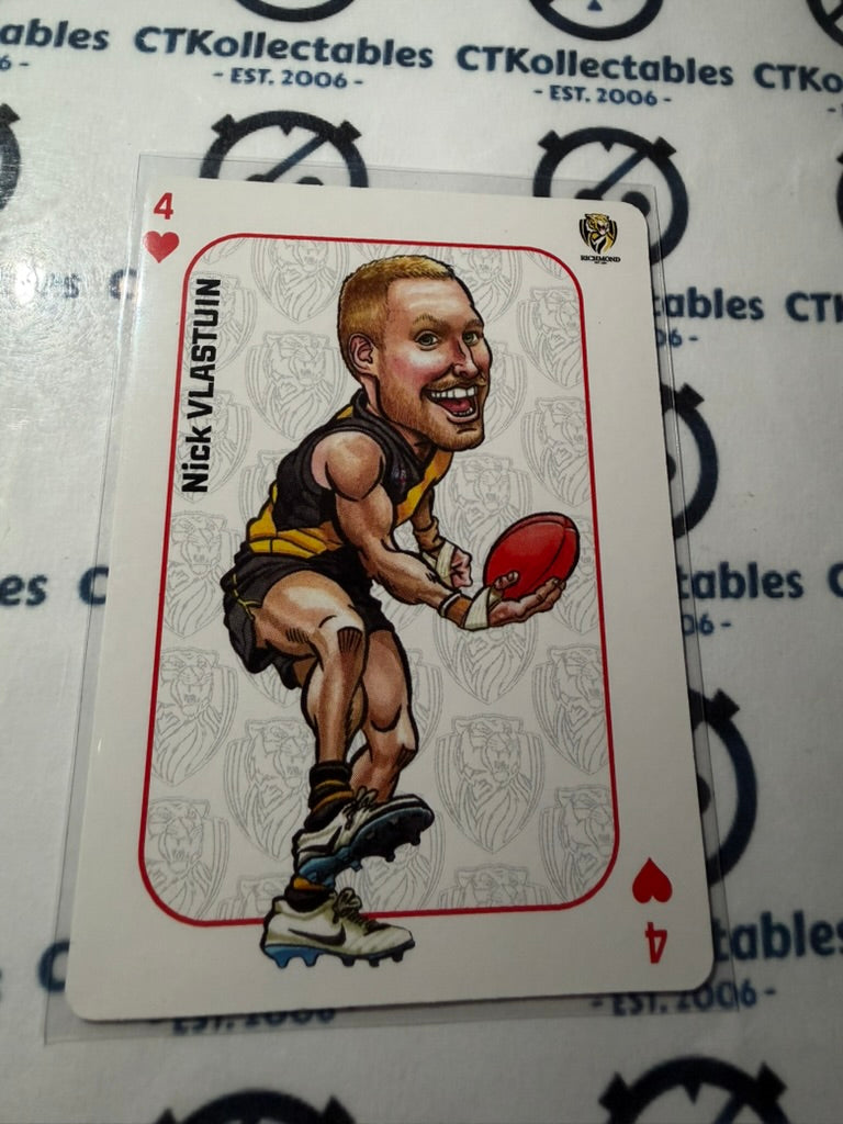 2026 Teamcoach AFL Wildcard Playing Cards Nick Vlastuin Tigers