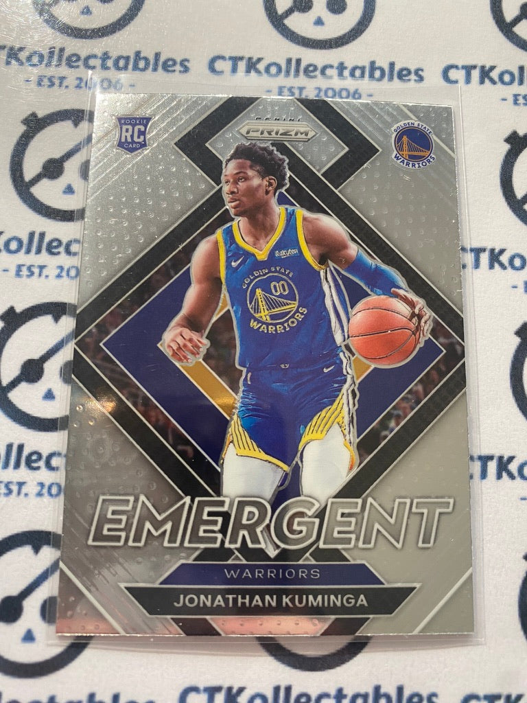 2021-22 NBA Prizm Jonathan Kuminga Emergent Rookie #5 Warriors