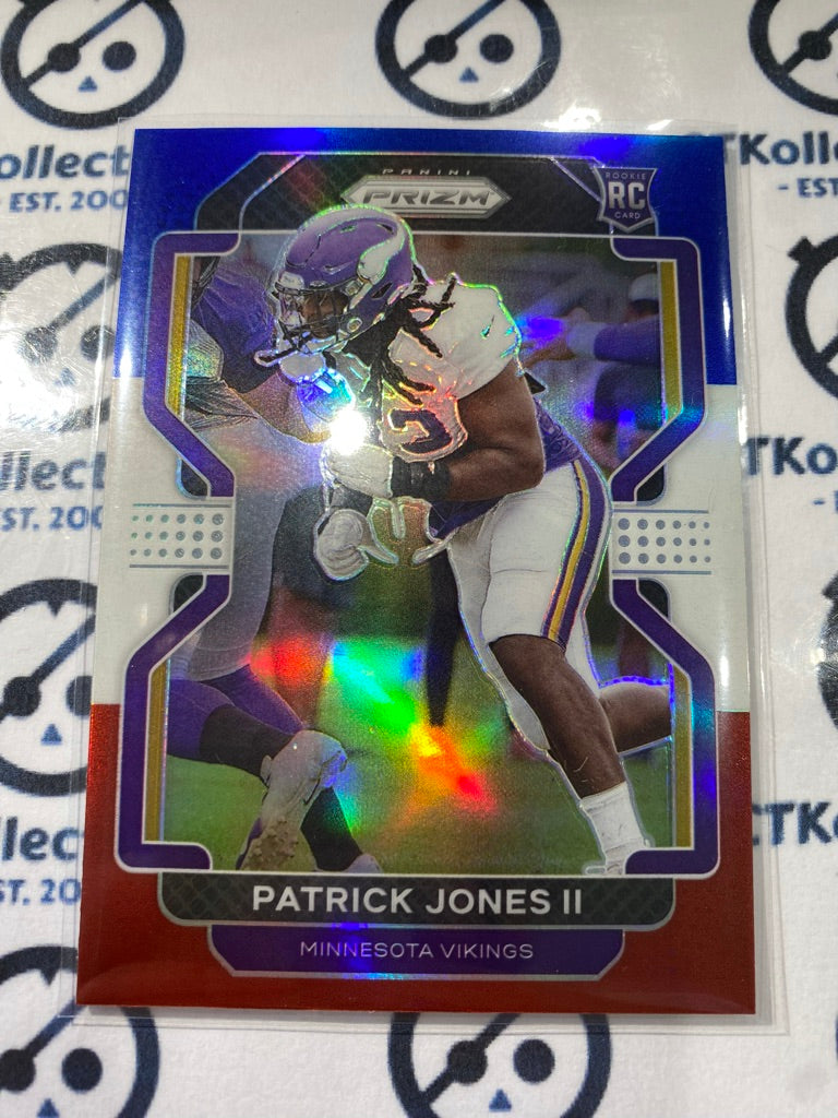 2021 NFL Panini Prizm Parick Jones II RC Red White Blue Prizm #437 Vikings