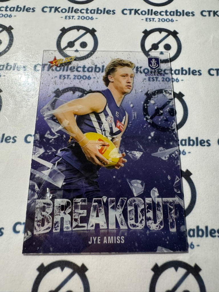 2025 AFL Footy Stars Breakout Jye Amiss #B26 Dockers
