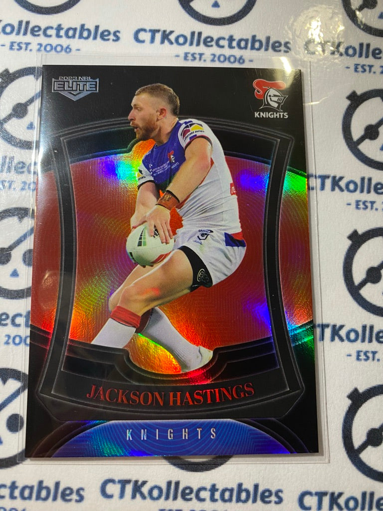 2023 NRL Elite Silver Parallel - Jackson Hastings P076