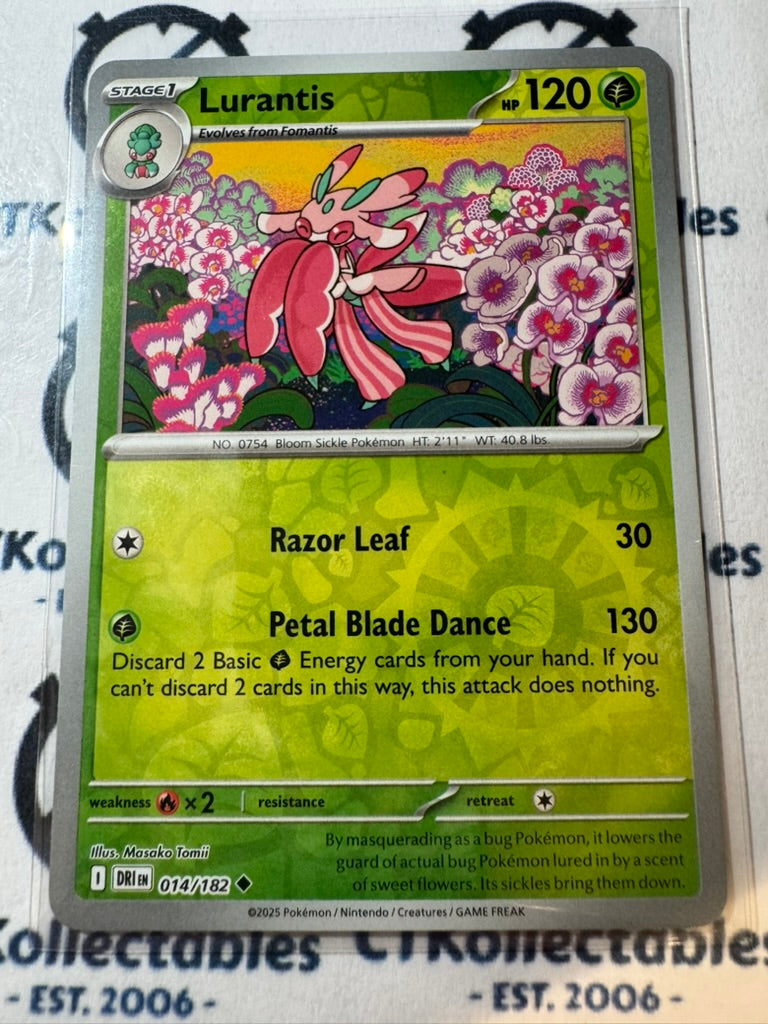 Lurantis Scarlet & Violet Destined Rivals #014/182 Reverse Holo