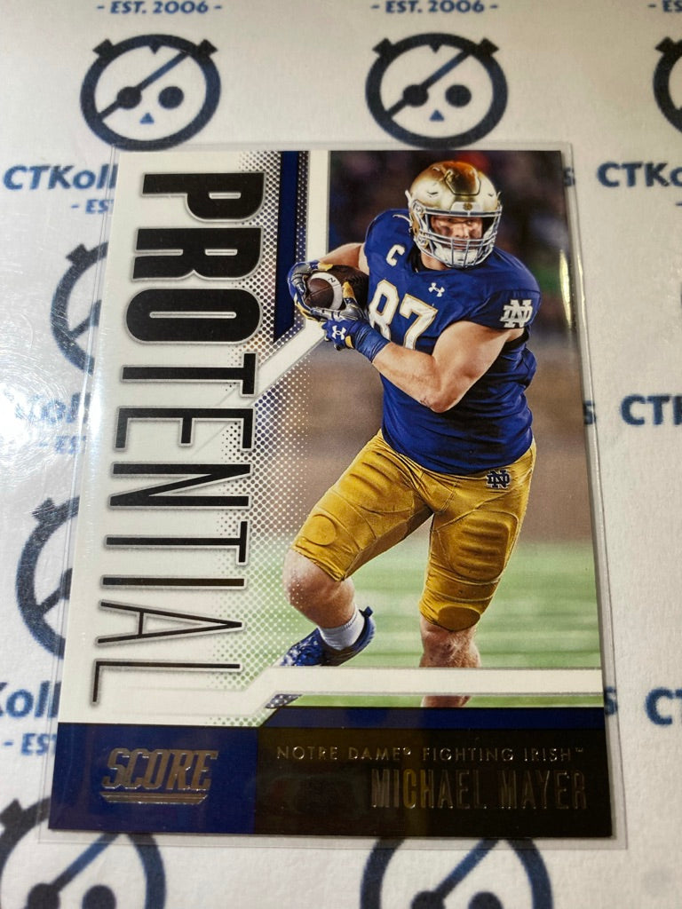 2023 NFL Panini Score Michael Mayer PROtential #19 Raiders