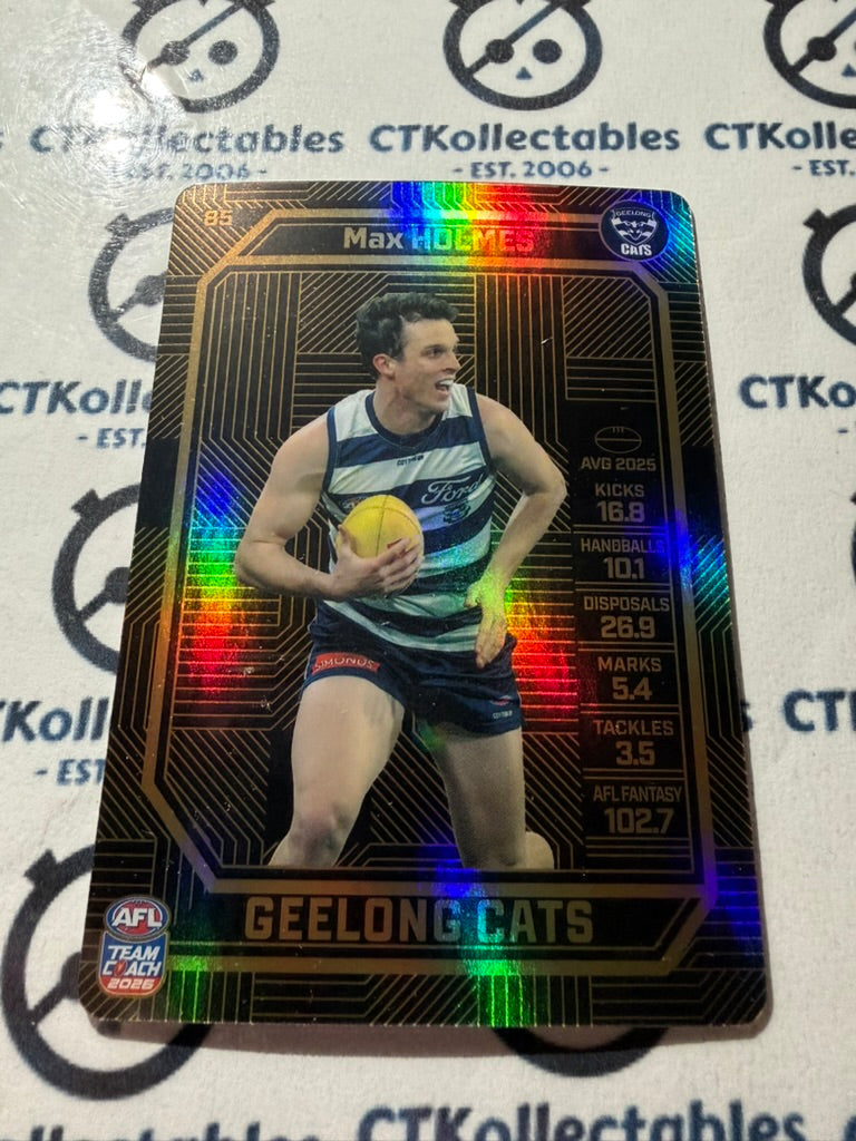 2026 Teamcoach AFL BRONZE Max Holmes #85 Cats
