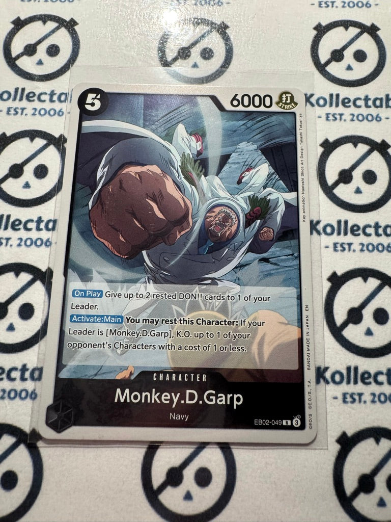 One Piece TCG Monkey .D. Garp Foil EB02-049 R Anime 25th Collection
