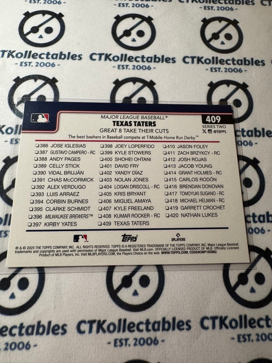 2025 Topps Series 2 Baseball Texas Taters Great 8 Card #409