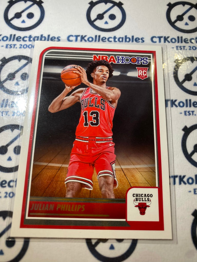 2023-24 Panini NBA HOOPS Julian Phillips rookie card RC #256 Bulls