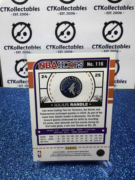 2024-25 Panini NBA HAUNTED HOOPS Orange Pumpkin #116 Julius Randle Minnesota