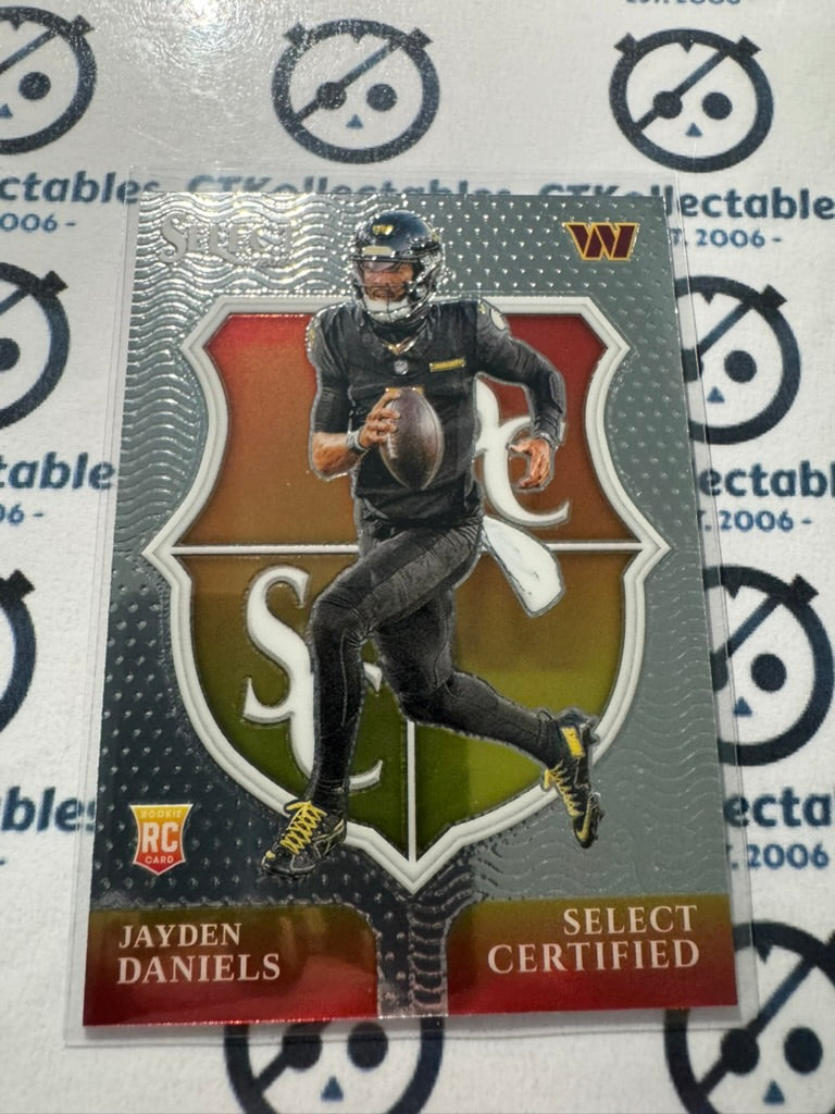 2024 NFL Select #2 Jayden Daniels Select Certified Rookie Washington