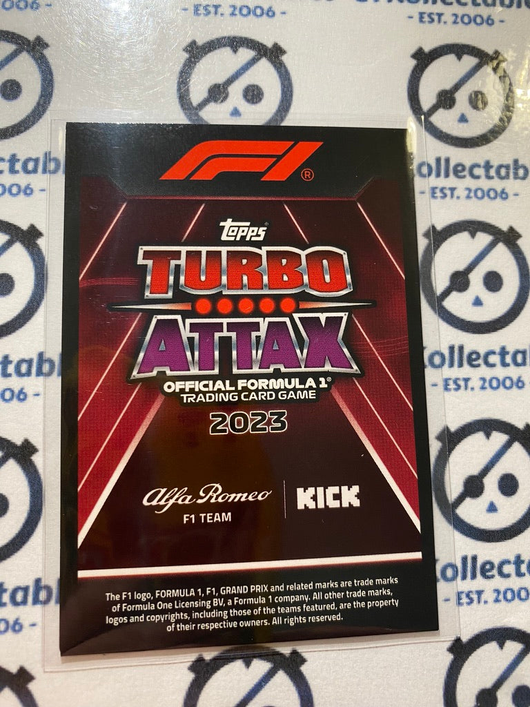 2023 Topps Turbo Attax F1 -Foil Valtteri Bottas Superstar #282 Alfa Romeo
