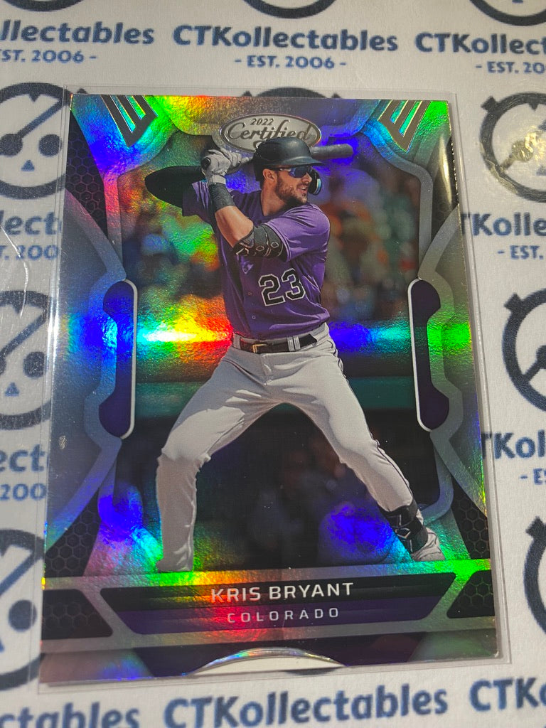 2022 Chronicles MLB Baseball Certified Kris Bryant #47 Colorado