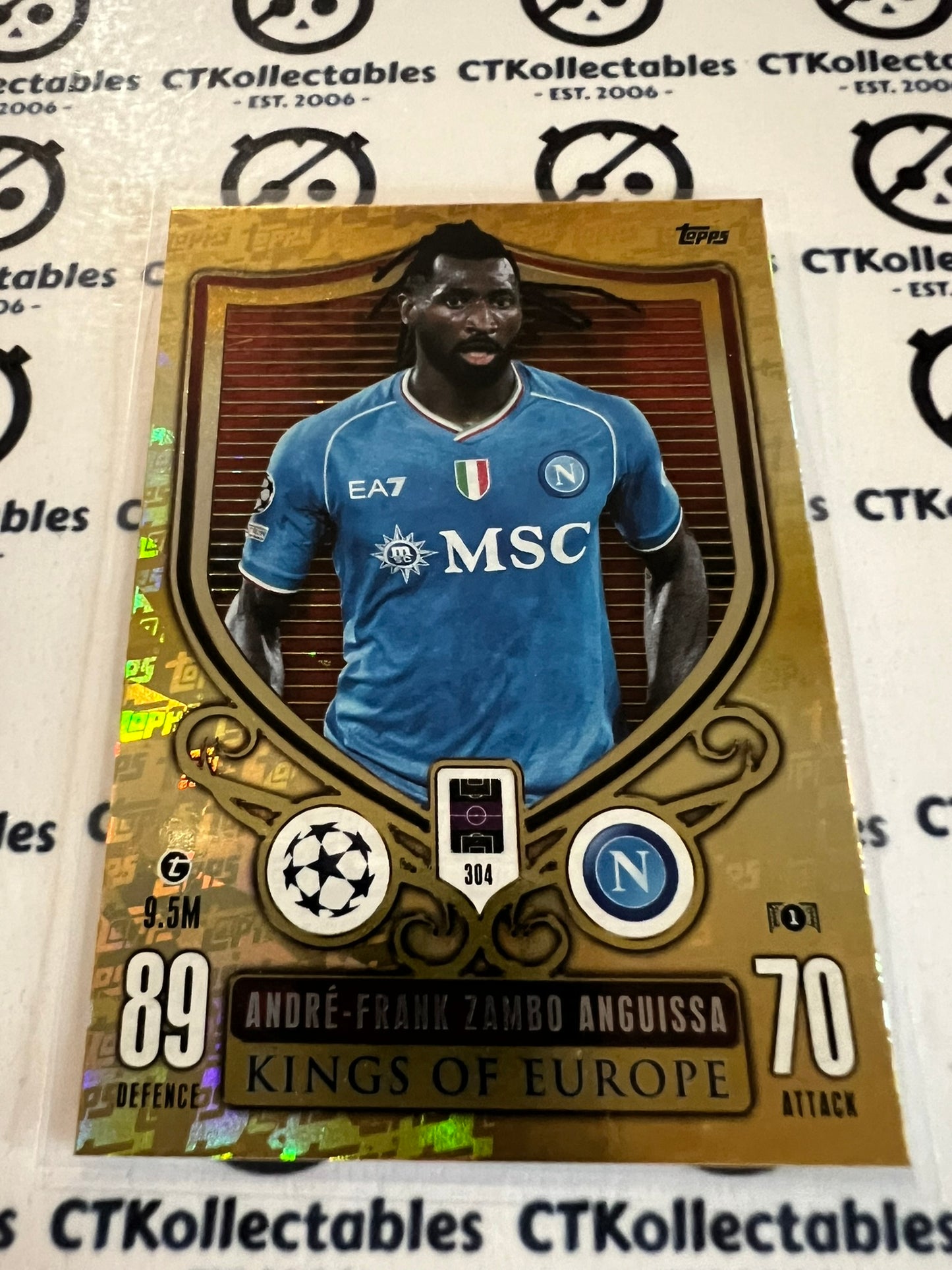 2023-24 TOPPS MATCH ATTAX Andre-frank Zambo Anguissa Kings Of Europe #304