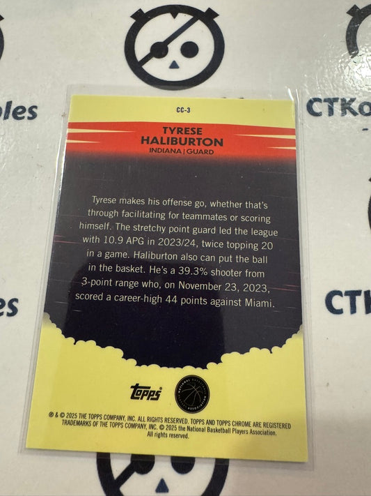 2024/25 Topps NBA Chrome Tyrese Haliburton Countdown Complete #CC-3 Pacers