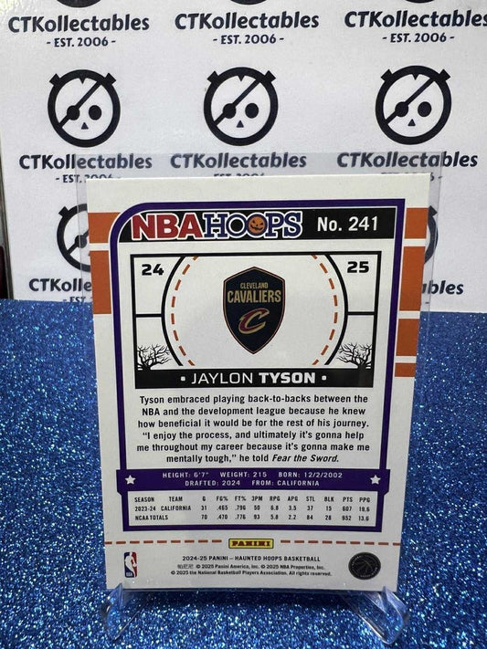 2024-25 Panini NBA HAUNTED HOOPS Rookie Card #241 Jaylon Tyson Cleveland