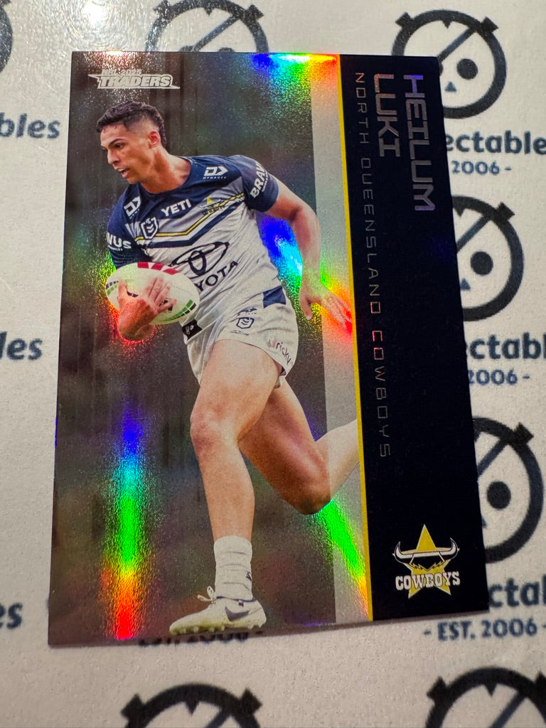 2025 NRL Traders Silver Parallel PS 086 HEILUM LUKI COWBOYS