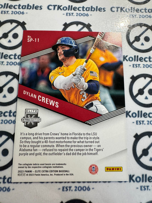 2023 Panini Baseball Elite Extra Dylan Crews Spell Bound "S" #SP-11