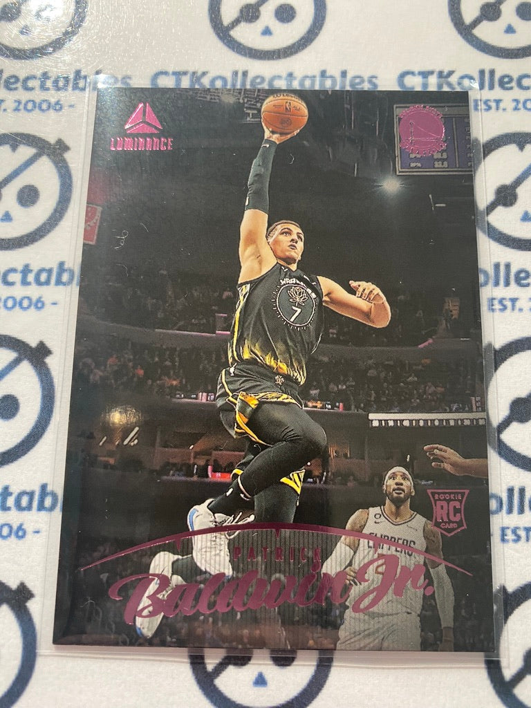2022-23 NBA Chronicles Luminance Patrick Baldwin Jr. Pink #168 Warriors