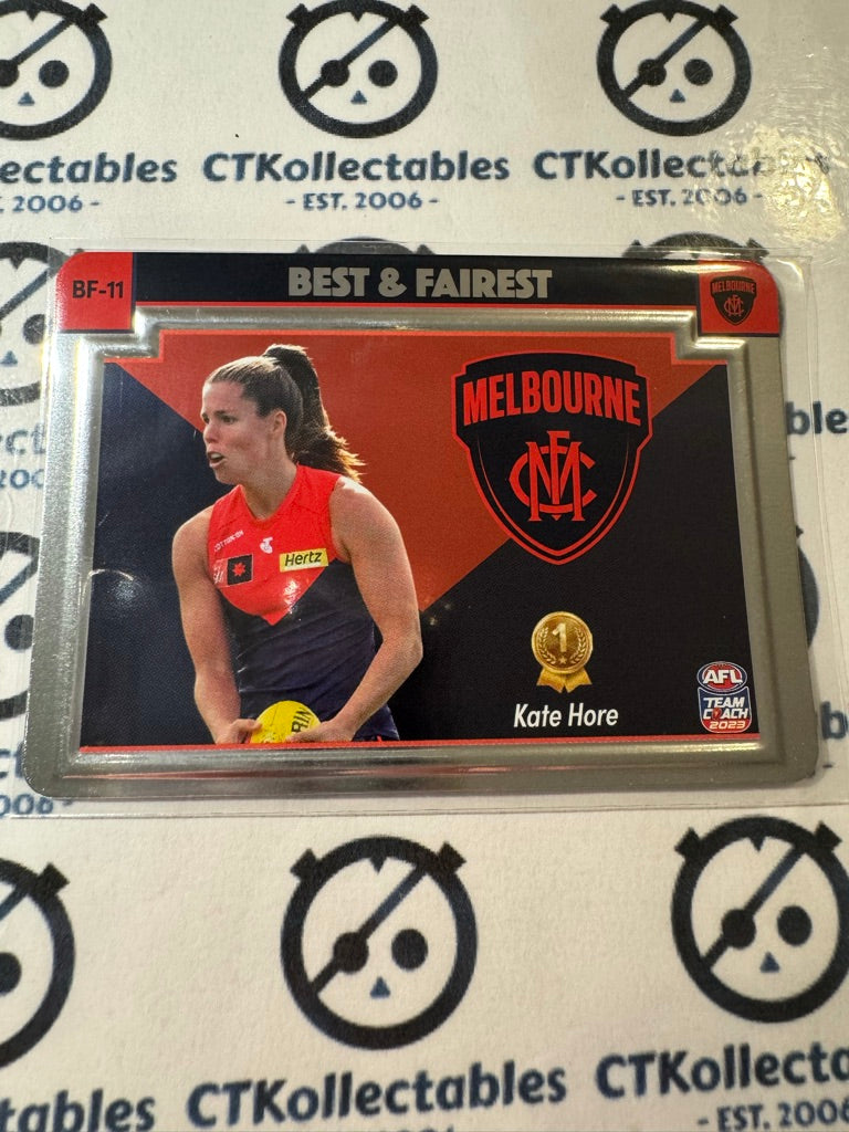2023 AFLW Teamcoach Kate Hore Best & Fairest #BF-11 Demons