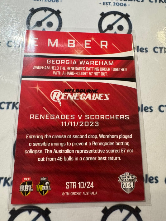 24/25 TLA Cricket Traders Georgia Wareham Season To Remember #STR10/24 Renegades