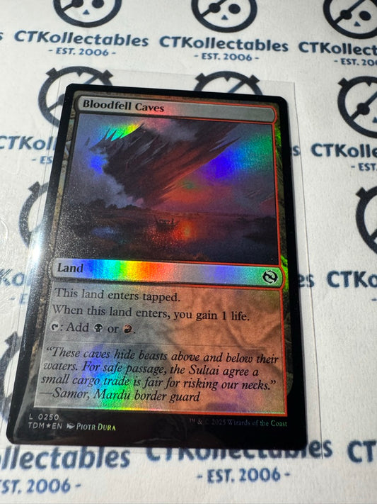 Magic The Gathering Tarkir Dragonstorm 0250 Bloodfell Caves C