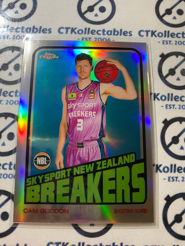2022-23 Topps NBL Chrome 72' Retro Cam Gliddon #72-11 Breakers