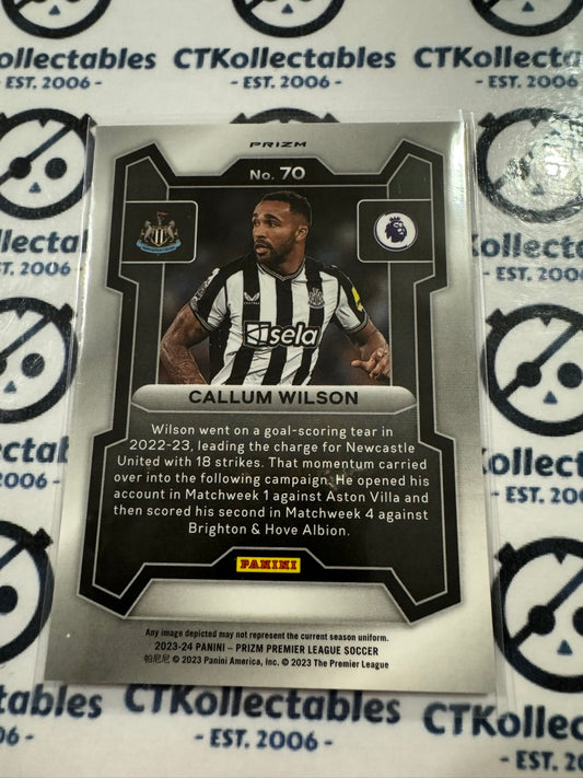 2023-24 Prizm Premier League Soccer Callum Wilson #70 Pink Mosaic Prizm