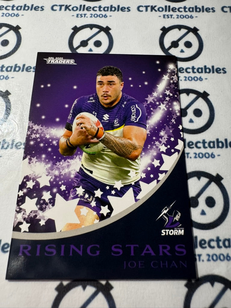 2025 NRL Traders Rising Stars RS 22 / 51 STORM JOE CHAN