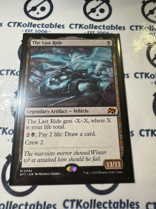 2025 Magic The Gathering AETHERDRIFT The Last Ride #0094 Mythic non-Foil