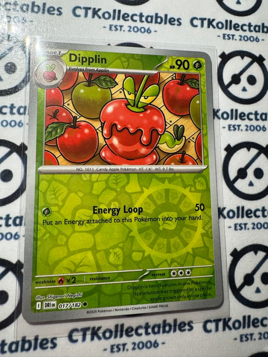 Dipplin Scarlet & Violet Destined Rivals #017/182  Reverse Holo