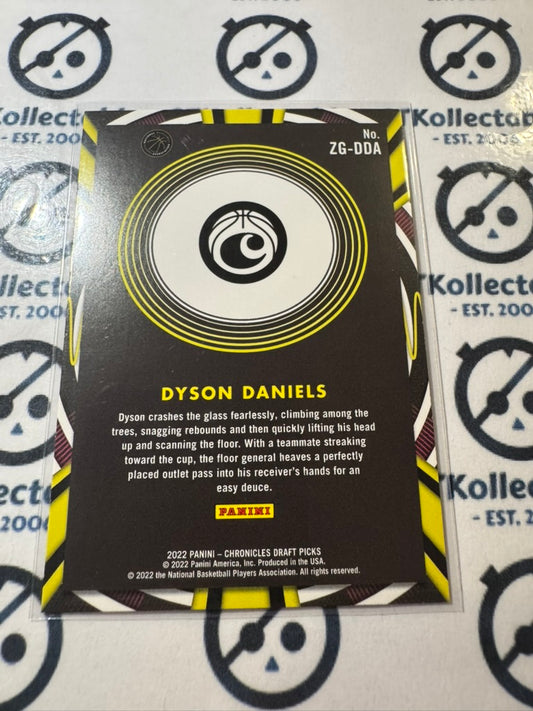 2022 NBA Panini Chronicles Draft Picks Dyson Daniels Gamma Rays Pink ZG-DDA