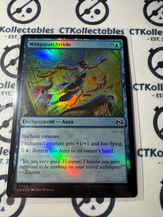 Magic The Gathering Tarkir Dragonstorm Wingspan Stride FOIL 0066 C