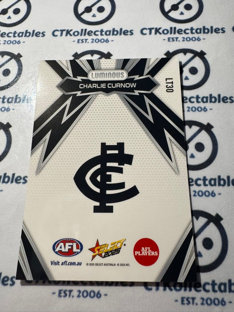 2025 AFL Footy Stars Thunderbolt LT30 Charlie Curnow Blues