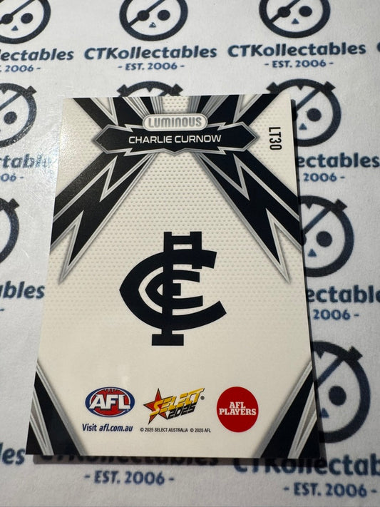 2025 AFL Footy Stars Thunderbolt LT30 Charlie Curnow Blues