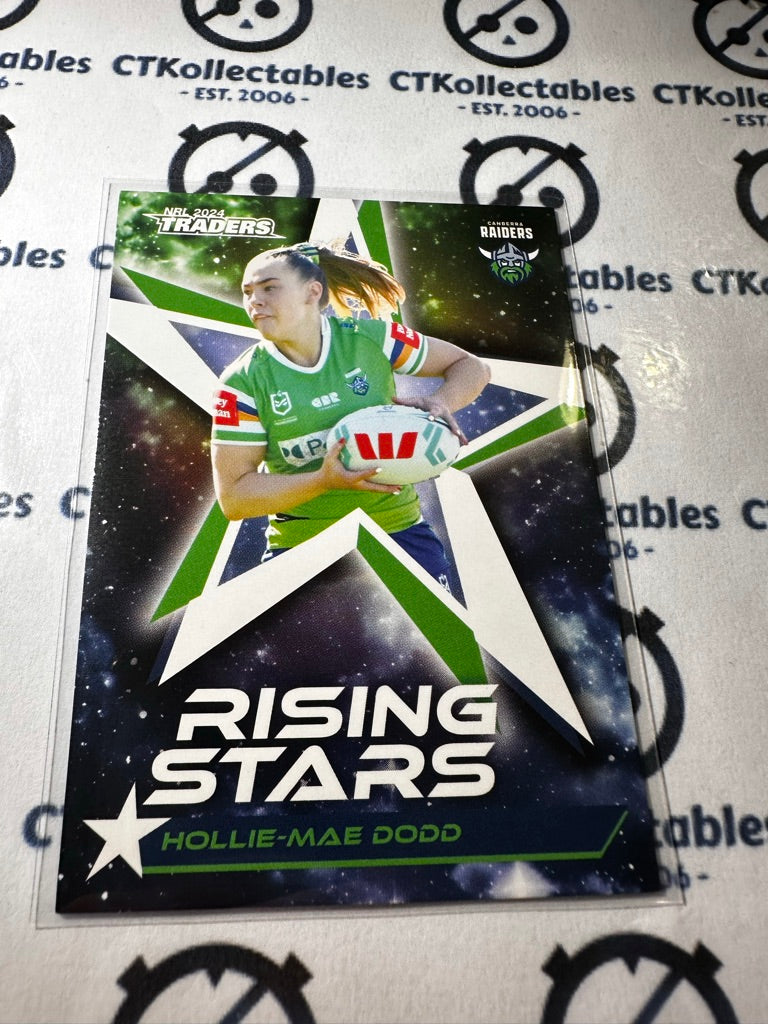 2024 TLA NRL Traders Rising Star - Hollie-Mae Dodd RS10/71 Raiders