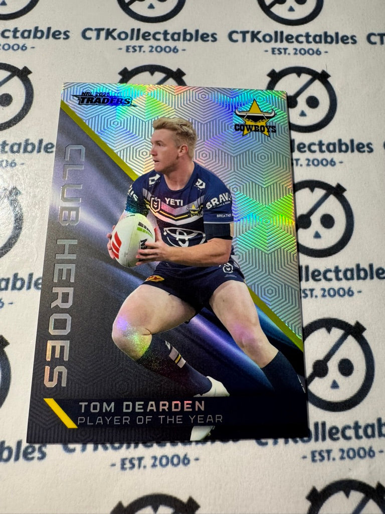 2025 NRL Traders CLUB HEROES CH 24 / 44 COWBOYS TOM DEARDEN