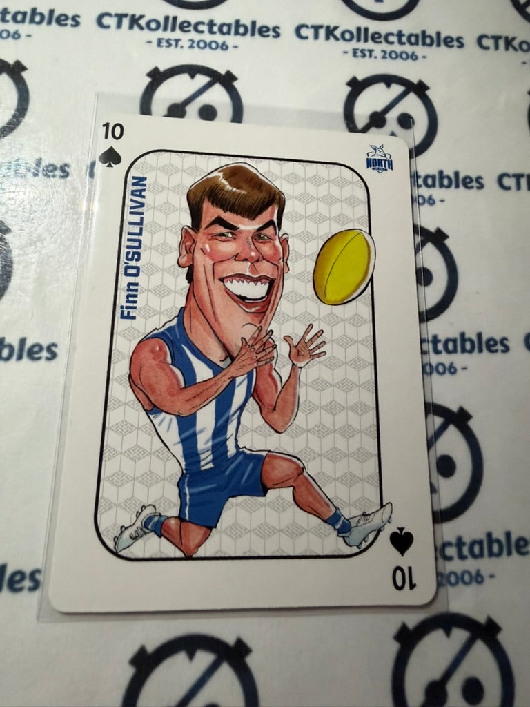 2026 Teamcoach AFL Wildcard Playing Cards Finn O'Sullivan Kangaroos