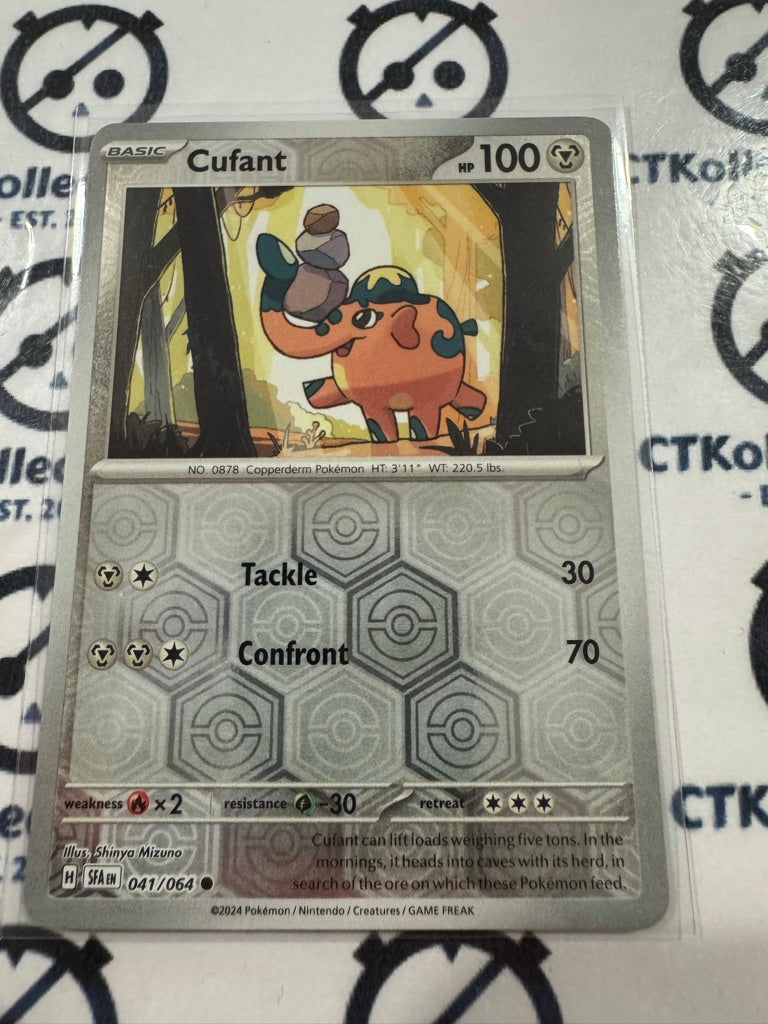 Cufant Reverse Holo #041/064 2024 Shrouded Fable Pokemon TCG