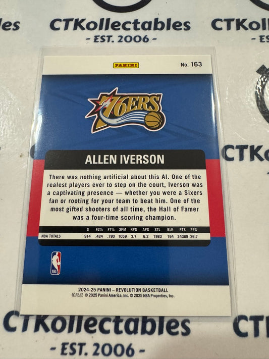 2024-25 Panini NBA Revolution Allen Iverson LEGENDS Base #163 76ers