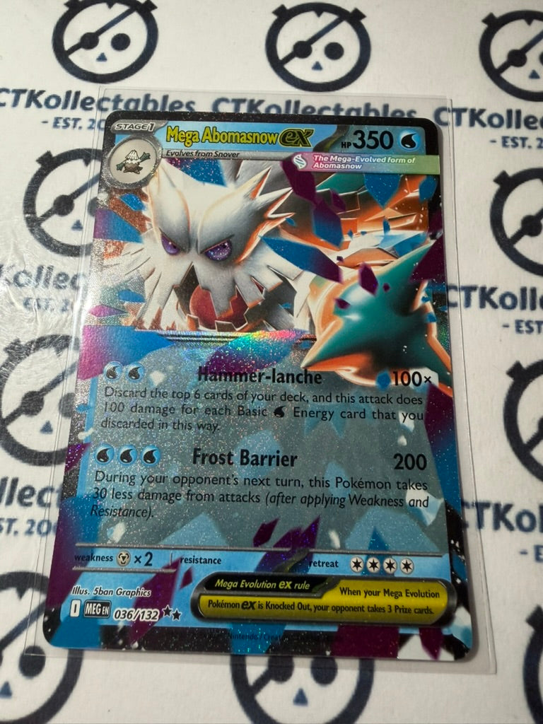 Mega Abomasnow EX Double Rare Mega Evolution #036/132 Pokemon